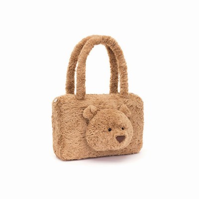 Jellycat Bartholomew Bear Tote Bag New Zealand | WJHUV6487